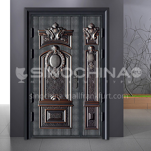 G modern style explosion-proof door durable safety door outdoor door stock door 04
